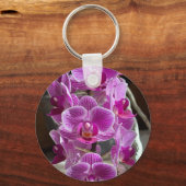 Porte-clés Mini Phalaenopsis Sogo Vivien Orchidée violet (Verso)