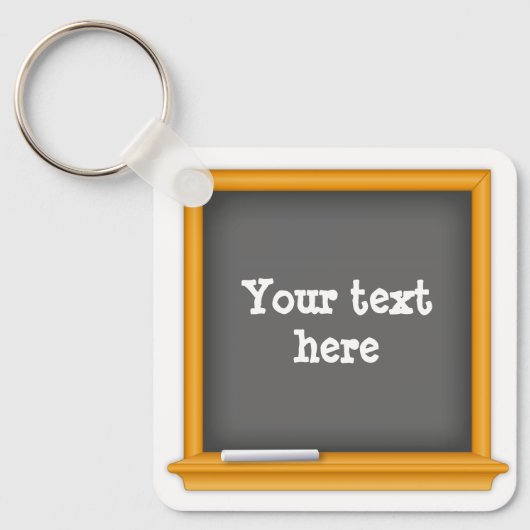 Porte-clés Mini tableau de bord de l'esprit scolaire (Recto)