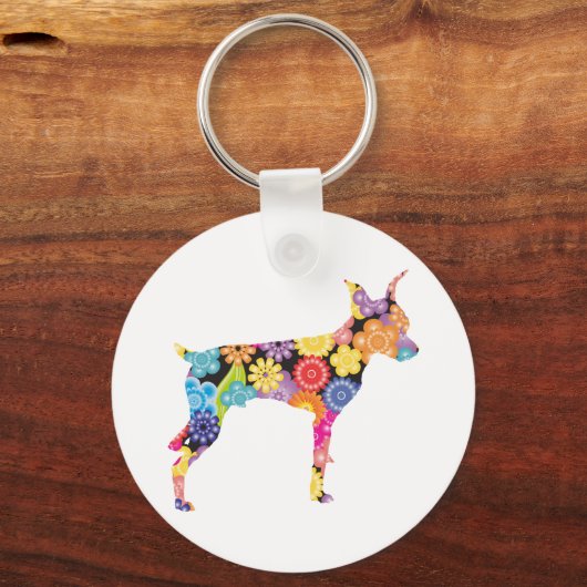 Porte-clés Miniature de Pinscher (Recto)