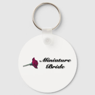 Porte-clés Miniature Jeune Mariée Porte - clé