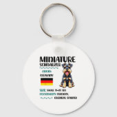 Porte-clés Miniature Schnauzer Origin Funny Mini Schnauzer Lo (Recto)