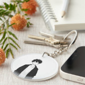 Porte-clés Minimal Anime Boy Acrylic Keychain (Devant Droit)
