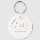 Porte-clés Minimal et chic | MARIAGE (Verso)