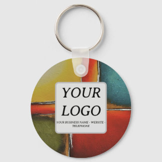 Porte-clés Minimalisme Blocage de Couleur Promotion Commercia