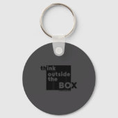 Porte-clés Minimalist Think Outside The Box  (Recto)