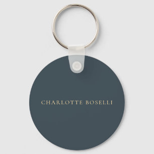 Porte-clés Minimaliste Élégant Classique Professionnel Charbo