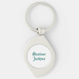 Porte-clés Minimaliste Professionnel Ajouter un Nom Personnal