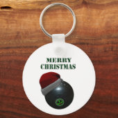 Porte-clés Minimalists Bows Joyeux Noël, (Verso)