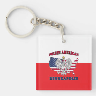 Porte-clés Minneapolis Minnesota polonais