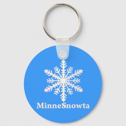 Porte-clés MinneSnowta with Snowflake (Recto)