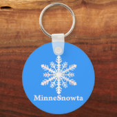 Porte-clés MinneSnowta with Snowflake (Recto)