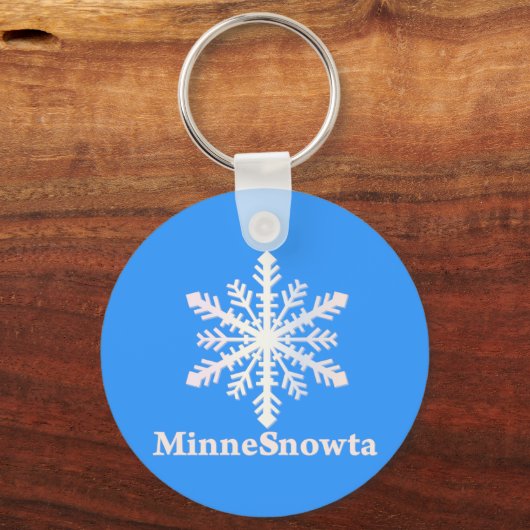 Porte-clés MinneSnowta with Snowflake (Recto)