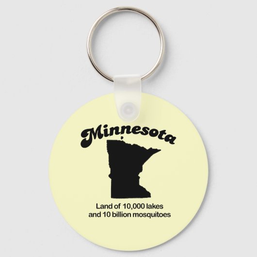 Porte-clés Minnesota Motto - Terre de 10 000 lacs (Recto)