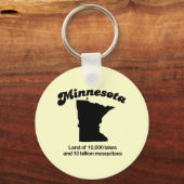 Porte-clés Minnesota Motto - Terre de 10 000 lacs (Recto)