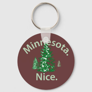 Porte-clés Minnesota Nice.  Period!