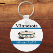 Porte-clés Minnesota : On Dit Hotdish (Recto)