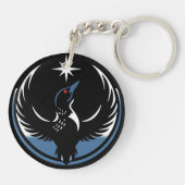 Porte-clés Minnesota Rebel Bird New State Flag (Dos)