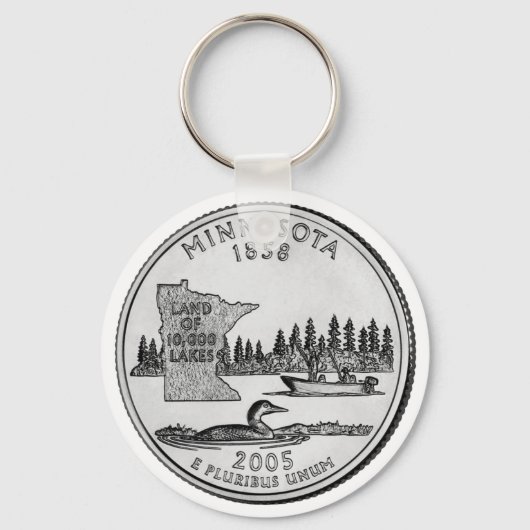 Porte-clés Minnesota State Quarter (Recto)