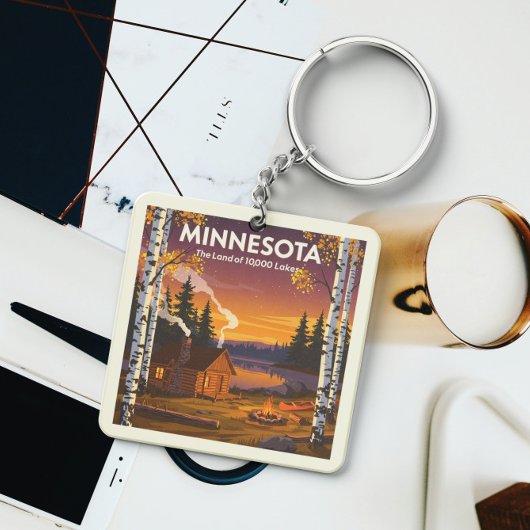 Porte-clés Minnesota vintage