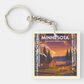 Porte-clés Minnesota vintage (Devant)