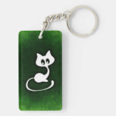 Porte-clés Minou blanc (Dos)