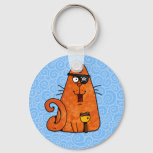 Porte-clés minou de pirate