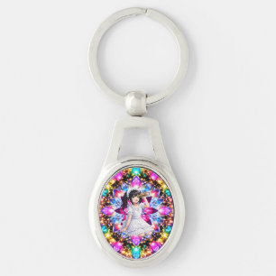 Porte-clés Mirabella dans Kaleidoscope – Mandala Étincelant