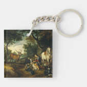 Porte-clés Miracle de Saint Hubert par Pierre Paul Rubens (Dos)