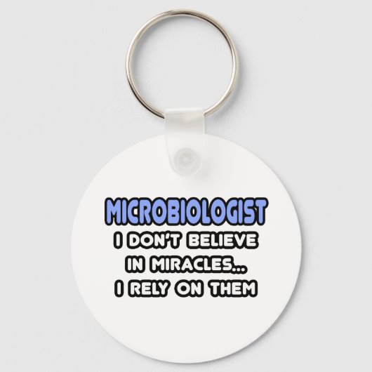 Porte-clés Miracles et microbiologistes (Recto)