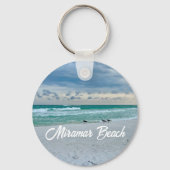 Porte-clés Miramar Beach Floride Belle réserve de vacances (Recto)