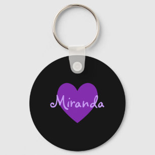 Porte-clés Miranda dans le violet