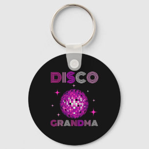 Porte-clés Miroir de fête rétro disco grand-mère 70s 80s