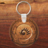 Porte-clés Miroir fractal fossile (Recto)