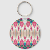 Porte-clés Miroir pointé Abstrait (Recto)