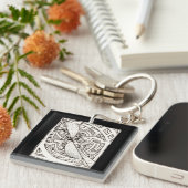 Porte-clés Mis épissé (Devant Droit)