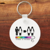 PORTE-CLÉS MISE À NIVEAU EN LESBIEN (Recto)