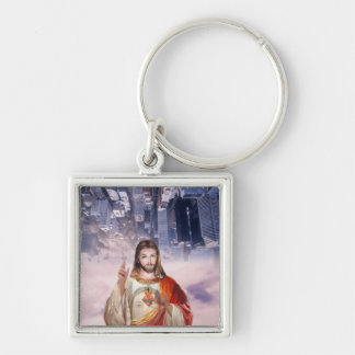 Porte-clés Miséricorde divine, Saint Faustina, Jésus Je fais 