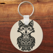 Porte-clés Miss Furry Button (Verso)