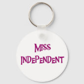 PORTE-CLÉS MISS INDÉPENDANT (Recto)