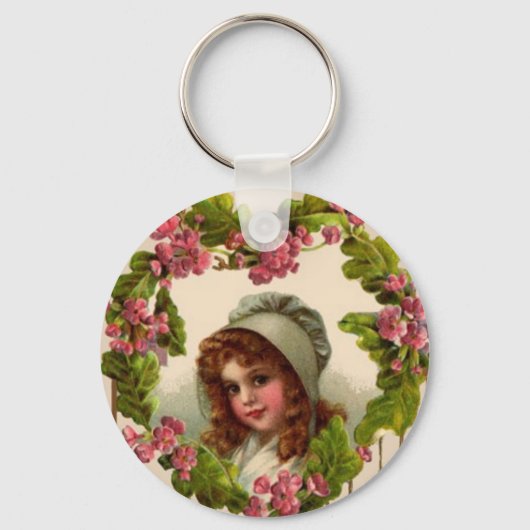 Porte-clés Miss vintage (Recto)