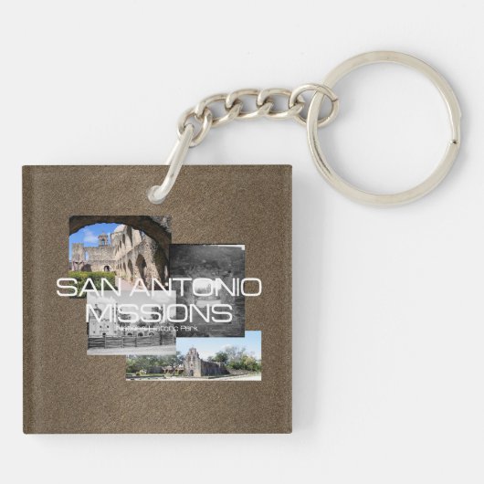 Porte-clés Missions d'ABH San Antonio (Dos)