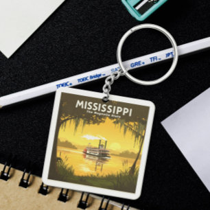 Porte-clés Mississippi vintage