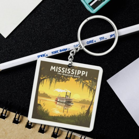 Porte-clés Mississippi vintage