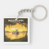 Porte-clés Mississippi vintage (Dos)