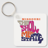 Porte-clés Missouri State Surnom Word Art (Recto)