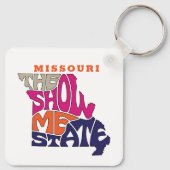 Porte-clés Missouri State Surnom Word Art (Dos)