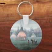 Porte-clés MISTY TIPI CAMP par SHARON SHARPE (Recto)