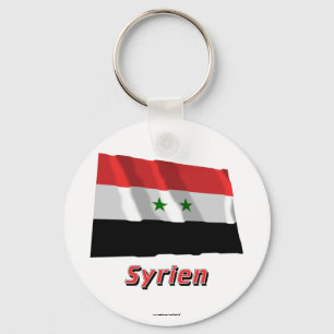 Porte-clés MIT Namen de Syrien Fliegende Flagge