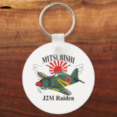 Porte-clés mitsubishi J2M Raiden (Recto)