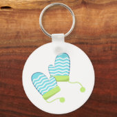 Porte-clés Mittens hiver (Recto)